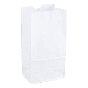 Perfect Stix 2lb White Kraft Paper Bags- Pack of 100ct