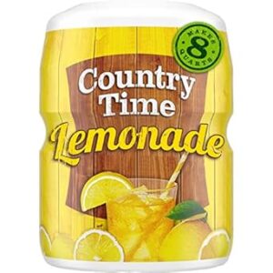 Country Time Lemonade Naturally Flavored Powdered Drink Mix 12 Count 19 oz Canisters