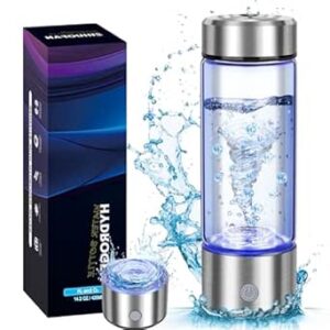 2025 New Hydrogen Water Generator Bottles, Portable Hydrogenated Water Bottle with SPE PEM Technology, 420ml Hydrogen Water Bottle Generator, Rechargeable Ionizer Machine for Home, Office, and Travel