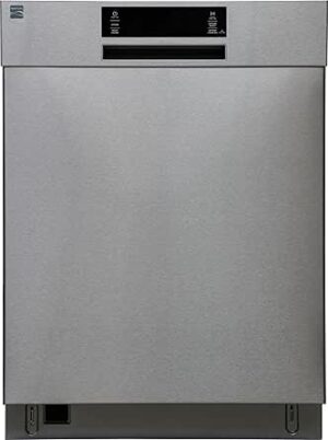 Kenmore 24" Built-In Stainless Steel Tub Dishwasher with SmartWash, UltraWash, SmartDry Plus, MoreSpace Adjustable Rack, Energy Star Certified, Fingerprint Resistant Stainless Steel